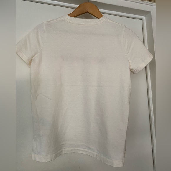 Madewell Embroidered Au Revoir Retro Tee, xs, off white - Picture 5 of 5